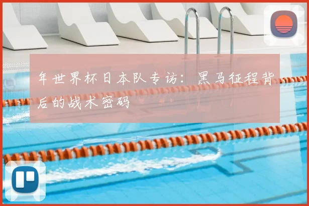 年世界杯日本队专访:黑马征程背后的战术密码